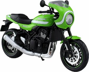 アオシマ 1/12 完成品バイク カワサキ Z900RS カフェ ビンテージライムグリーン