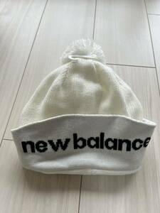 【新品】ニット帽 ニューバランス New Balance レディース　ホワイト