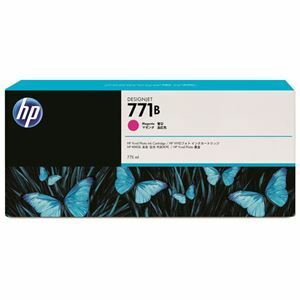 【新品】(まとめ) HP771B インクカートリッジ マゼンタ 775ml 顔料系 B6Y01A 1個 【×10セット】
