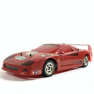 TAMIYA タミヤ FERRARI F40 電動RCカー 本体サイズ:約W220xH120xD465㎜＊動作未確認品