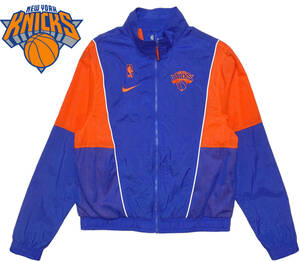 NBA ニューヨーク ニックス NIKE ナイロン ジャケット NEW YORK KNICKS スタジャン