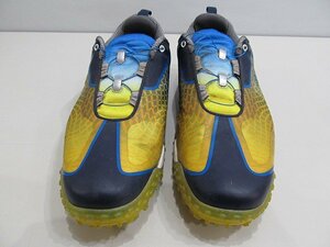 １円 フットジョイ　FOOTJOY スニーカー　 サイズ26.5cm 黄青　サイズ27cm 青　 2点 まとめて