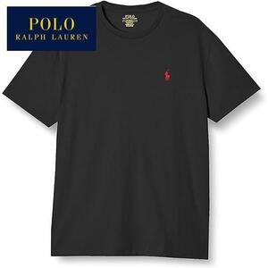 XL/ラルフローレン 半袖Tシャツ メンズ POLO RALPH LAUREN ブランド Tシャツ ポニー 刺しゅう 黒 クラシックフィット