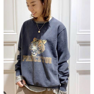 新品同様★MUSE de Deuxieme Classe　REMI RELIEF TIGER CREW SWEAT　タイガー　スウェット　プルオーバー★L