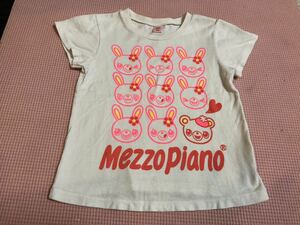 メゾピアノ　半袖Tシャツ　95センチ　トップス　キッズ　ジュニア　女の子　ベビー服　90 100 mezzo piano