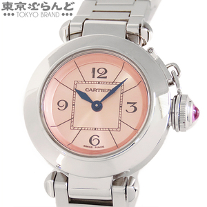 101715613 カルティエ CARTIER ミスパシャ W3140008 ピンク ステンレススチール 腕時計 レディース クォーツ