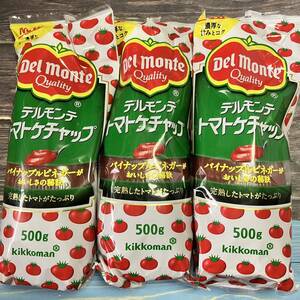 キッコーマン　デルモンテ　トマトケチャップ　500g 3個セット