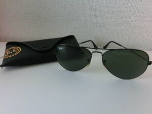 中古品 保管品 Ray-Ban レイバン サングラス AVIATOR アビエーター 0RB3025 L2823 サイズ58/激安1円スタート