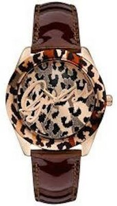 GUESS[ゲス] u0455l3 ブラウンゴールド アニマル柄 レディース 腕時計 U0455L3 新入荷 モデル！