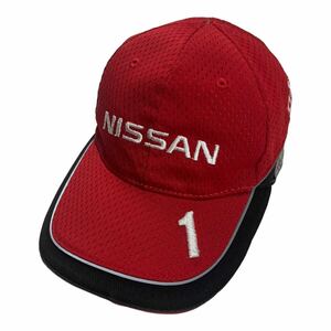 NISMO ニスモ NISSAN 日産自動車 キャップ 帽子 メッシュ モーターサイクル スカイライン GT-R レッド 