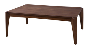 東谷 あずまや KT-108 コタツテーブル ブラウン 天然木化粧繊維板(ウォルナット) 天然木(ラバーウッド) ウレタン塗装 天然木