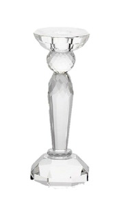 送料無料★透明 キャンドルホルダー クリスタルガラス 美しい透明感 クリアガラス　キャンドルスタンド