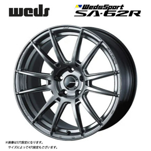 送料無料 ウェッズ WedsSport SA-62R 5J-16 +45 4H-100 (16インチ) 4H100 5J+45【2本セット 新品】