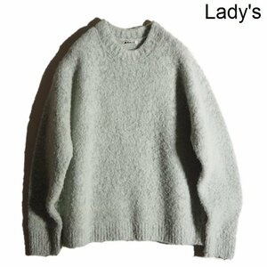 C1178P　●AURALEE オーラリー● オーバーサイズ アルパカニット ミント 1 / A20AP04AP WOOL ALPACA FELT KNIT P/O レディース 秋冬 rb mks