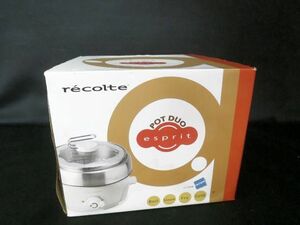 recolte レコルト POT DUO esprit RPD-2 電気式 マルチクッカー【h】