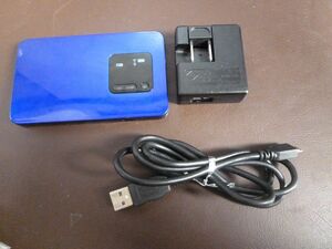 NEC 中古品 UQ WIMAX2+Speed WiFI WX01 ブルー