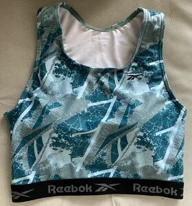 ★新品★Reebok リーボック　プリント　スポーツブラ　　水着　Lサイズ★