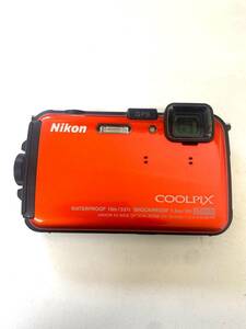 美品 Nikon COOLPIX AW100 ニコン クールピクス コンパクトカメラ デジカメ デジタルカメラ コンデジ 動作未確認 ㏄040103