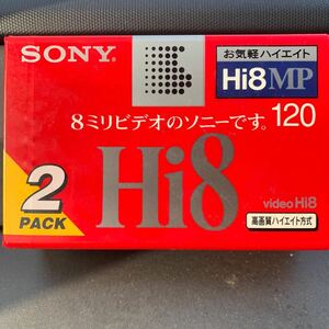 SONY Hi8 120分 8ミリビデオテープ2本パック 2P6-120HMP2×2パックセット 新品未開封