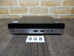 858☆第９世代 Core i5☆SSD 256GB★メモリ8GB★超小型パソコン★HP Pro Desk 400G5 DM