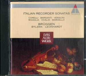 D00157497/CD/Bruggen/Bylsma/Leonhardt「Corelli/Barsanti/Veracini/Bigaglia/Vivaldi/Marcello/Italian Recorder Sonatas」
