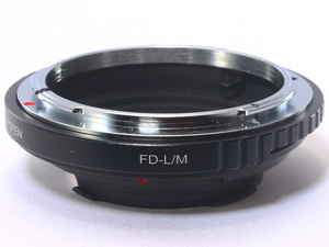 レンズ マウント アダプター キヤノン FDマウント レンズ → ライカ Mマウント 変換 Canon FD - Leica M 中国製