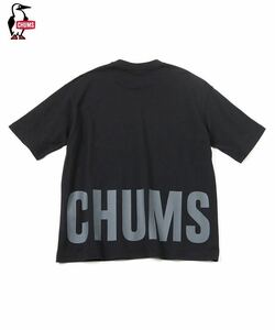 CHUMS Oversized CHUMS T-Shirt Black チャムス オーバーサイズド チャムス Tシャツ（メンズ）ブラック／黒 CH01-2355／XXL／2XL