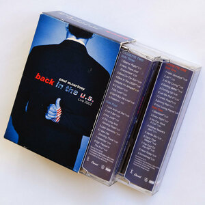 《レア！/2本組/アウターケース付/高音質XDR仕様/US版カセットテープ》Paul McCartney●Back In The U.S. Live 2002/Beatles/ビートルズ