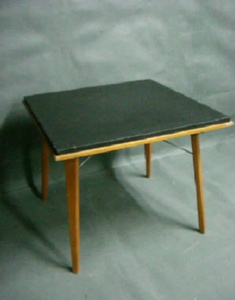 french vintage folding table 50s PLIDEAL