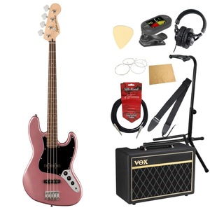 スクワイヤー/スクワイア Squier Affinity Series Jazz Bass BGM エレキベース VOXアンプ付き 入門10点 初心者セット