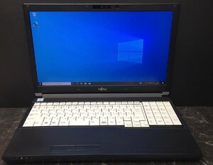 1円～ ■ジャンク 富士通 LIFEBOOK A746/P / Core i7 6600U 2.60GHz / メモリ 8GB / SSD 256GB / 15.6型 / DVD / OS有り / BIOS起動可