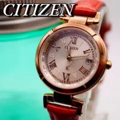 極美品 CITIZEN クロスシー デイト ソーラー レディース腕時計 722