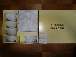未使用品 hiromichi nakano ナカノヒロミチ マーガレット コヒーカップ カップ＆ソーサー 5客セット