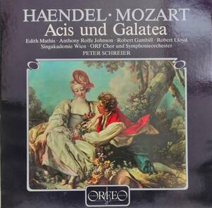 輸入LP盤 マティス,ジョンソン&ロイド/シュライヤー/ORF Sym 　Handel-Mozart「エイシスとガラテア」(3LP)