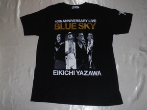 送料185円・K567■ 矢沢永吉　Lサイズ　Tシャツ　BLUE SKY 2012年 日産スタジアム