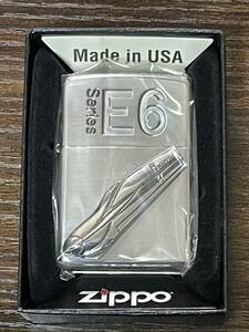 zippo 新幹線 E6型 立体メタル 鉄道 新幹線シリーズ 2016年製 Series 前面刻印 ケース 保証書