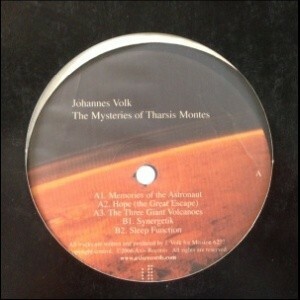 12inchレコード　JOHANNES VOLK / THE MYSTERIES OF THARSIS MONTES