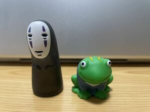 ジブリ 指人形 千と千尋の神隠し / カオナシ・青蛙セット　送料無料