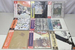 Led Zeppelin レッド・ツェッペリン 帯付きLPレコード 9枚まとめて 洋楽ロック（A3136）