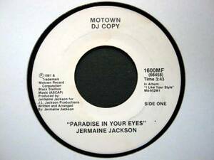 □試聴□Jermaine Jackson - Paradise In Your Eyes //45□