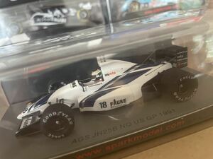 Spark 1/43 AGS JH25B ford DFR #18 Johansson 1991 F1 USA 即決送料無料　スパークモデル