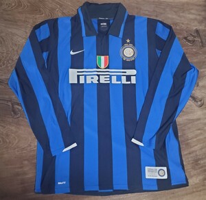 値下げ交渉 2007-08 100周年 インテル・ミラノ NIKE 長袖 検) 07 2008 1908 100 ANNI CENTENARIO INTER MILAN L/S ZANETTI IBRAHIMOVIC Y2K