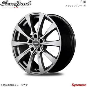 EuroSpeed/F10 ミニカバン H42.47V アルミホイール 4本セット 【12×3.5B 4-100 INSET42 メタリックグレー】