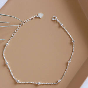 【新品】DAN-16 アンクレット シルバー925 Silver925 anklet ジュエリー ootd code コーデペア 重ね付け SILVER GOLD シルバーアクセ 3/13