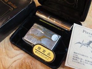 ★コレクター放出デッドストック！ Zippo/ジッポ 92年頃製 恐竜 プテラノドン 限定シリアル入り★65