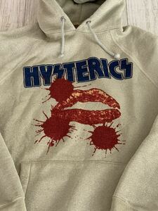 HYSTERIC GLAMOUR ヒステリック　ヒスグラ ラメロゴ　スウェットパーカー トレーナー