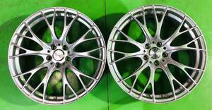 NT443 中古 WEDS SPORT SA-20R ウェッズスポーツ ホイール 20×8.5J +38 PCD 114.3 2本のみ【16系アリスト/18系クラウン/30系セルシオ】