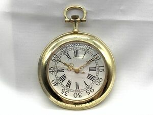 【懐中時計】　デザイン懐中時計　『ルネッサンス画　飾針時計』　コレクション時計　ジャンク品等　《懐中時計大量出品》　K0924Ｏ
