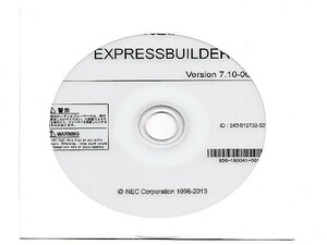 クリックポスト送料無料 NEC Express5800 EXPRESSBUILDER Version 7.10-001.02