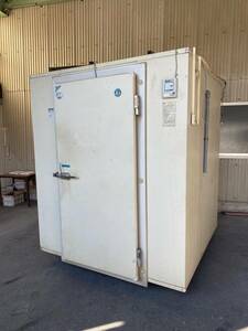 プレハブ冷蔵庫　1.0坪　1800×1800×CH2000　冷凍機 PCU-SN100MU　中古　2013年　運搬設置可能（別途費用）